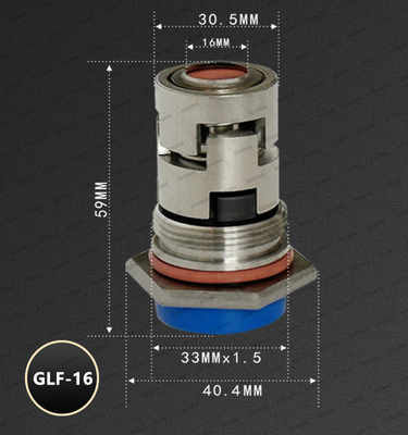 BERGMAN Replace Grundfos GLF-16mm CR CRN CRI Pump Mechanical Seal HQQV HQQE  96511845 96511844 96511848