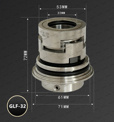 BERGMAN Replace Grundfos GLF-32 36mm CR CRN CRI Pump Mechanical Seal SIC TC CAR